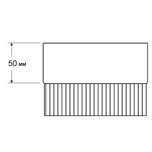 Соединение монтажное для вентиляции AISI 430 0,5 мм